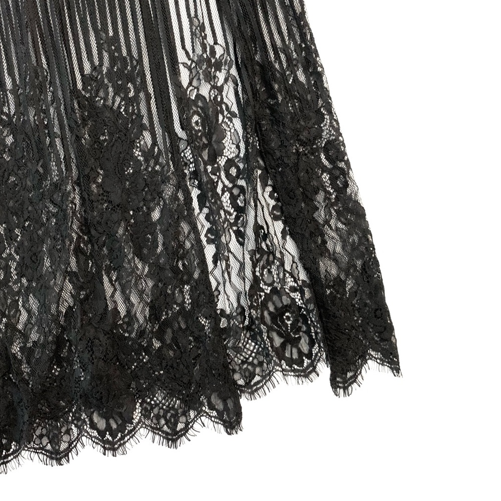 Black Lace Double High Slit Bodycon Maxi Dress - Picture 11 of 14